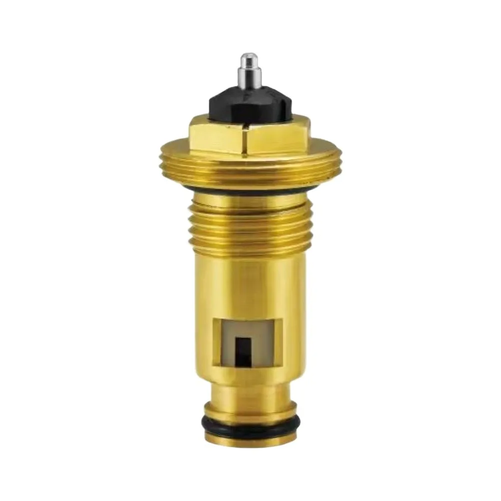 Heating System Valve Radiator Valve Insert For Tight Space Installation 63mm Compact Length Precise Flow Adjustment