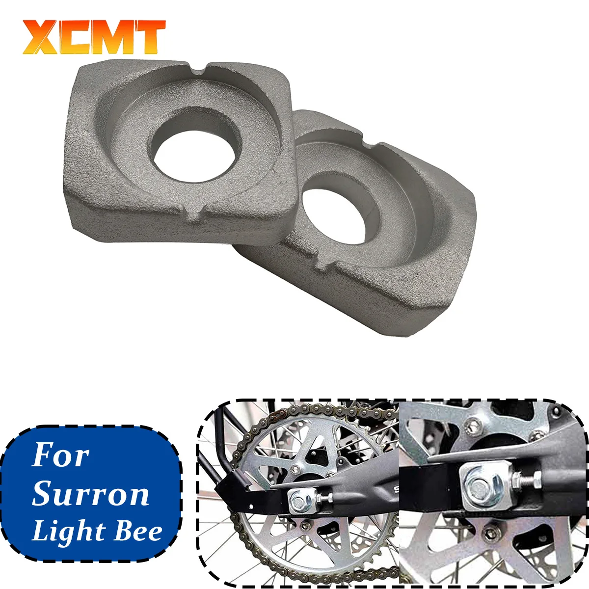 

Motocross Rear Axle Blocks Chain Adjuster For Sur-Ron Surron Light Bee X & Light Bee S Electric Bike Motorcycle Universal Parts