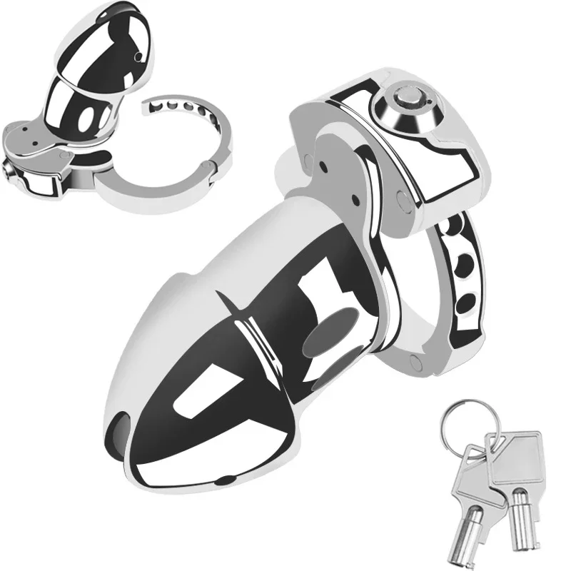 

Adjustable Metal Heavy Penis Cage Men Chastity Device Husband Loyalty Bondage Cock Ring Sex Toys BDSM Abstinence Restraints Tool