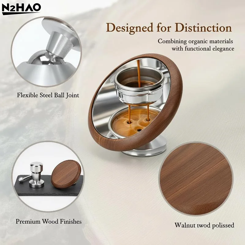 1Pcs Magnetic Monitoring Bottomless Portafilter Lens Espresso Extraction Mirror Flow Rate Observation Coffee Machine Accessories
