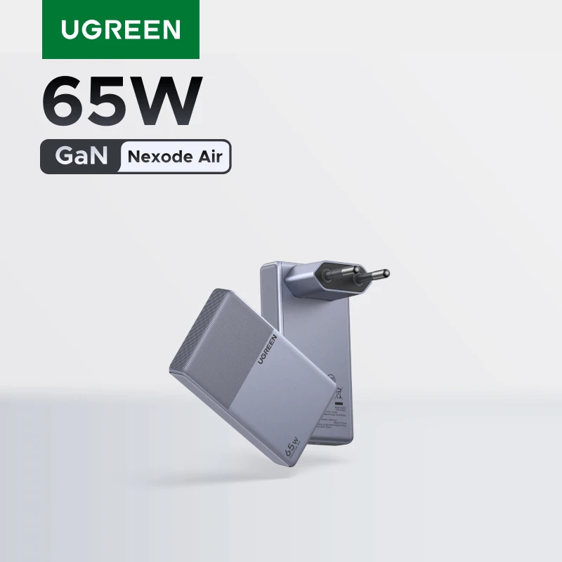 【ultra-fin】chargeur-gan-ugreen-nexode-air-65w-pps-pd30-qc40-pour-macbook-pro-air-ordinateur-portable-iphone-17-16-samsung-s26-tablette-ipad