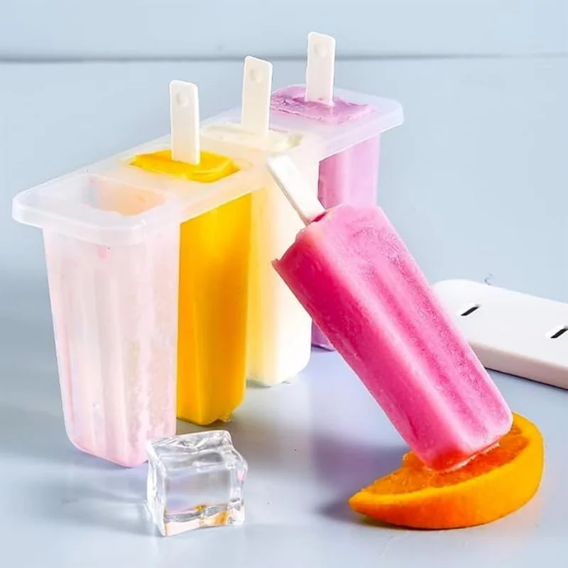 Popsicle Molds Set 8 Pieces Ice Popsicle Maker-BPA Free,Easy-Release Ice Pop Molds,Homemade Frozen Molds