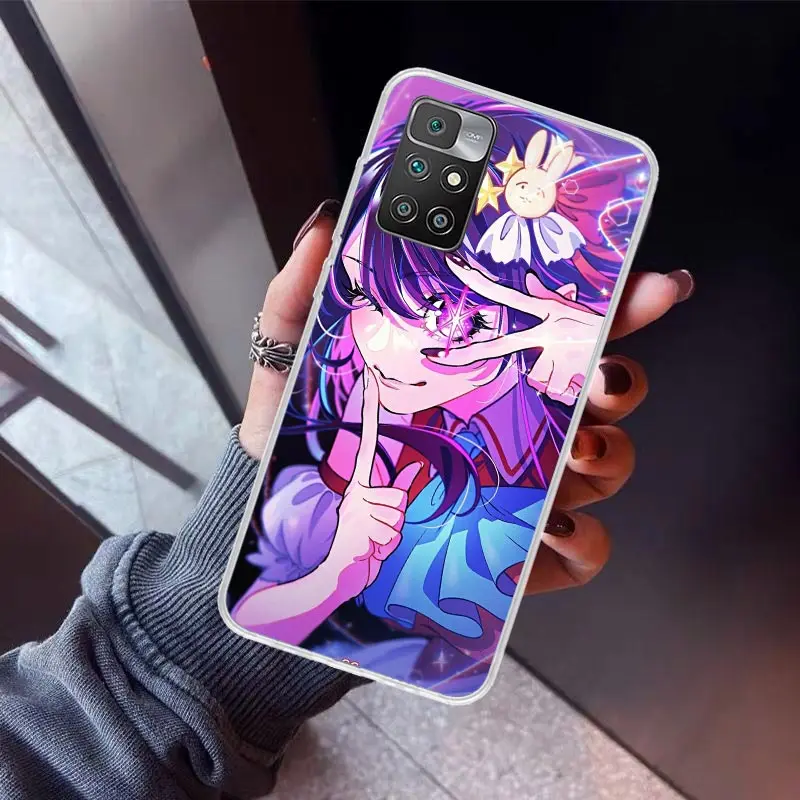 Japan Anime Oshi No Ko Phone Case for Xiaomi Redmi 12C 12 10A 10C 10X 10 9A 9C 9T 9 8A 8 7A 7 6A 6 Pro K70 K60 K40 K20 Soft Cove