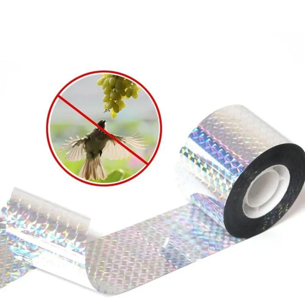 Pest Control Anti Bird Tape Deterrent Scare Dual-sided Reflective Bird Scare Tape Orchard Tool Garden Accessories