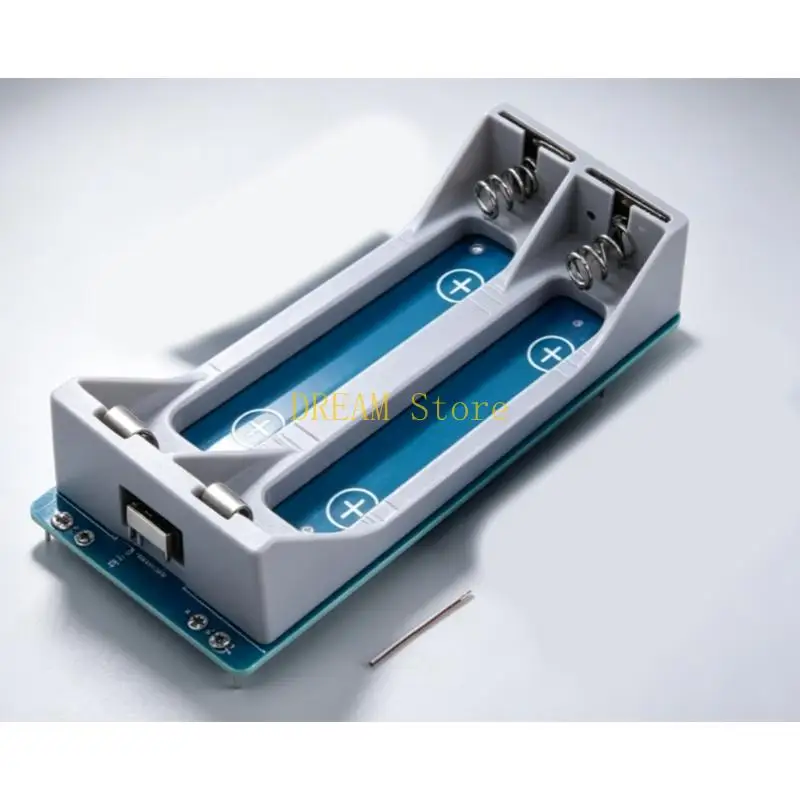 18650 and 21700 Battery Holder with 2 Bays, Plastic Spring Contact Tray for Battery Sorting Tasks, Repair Table Use, Best Sale
