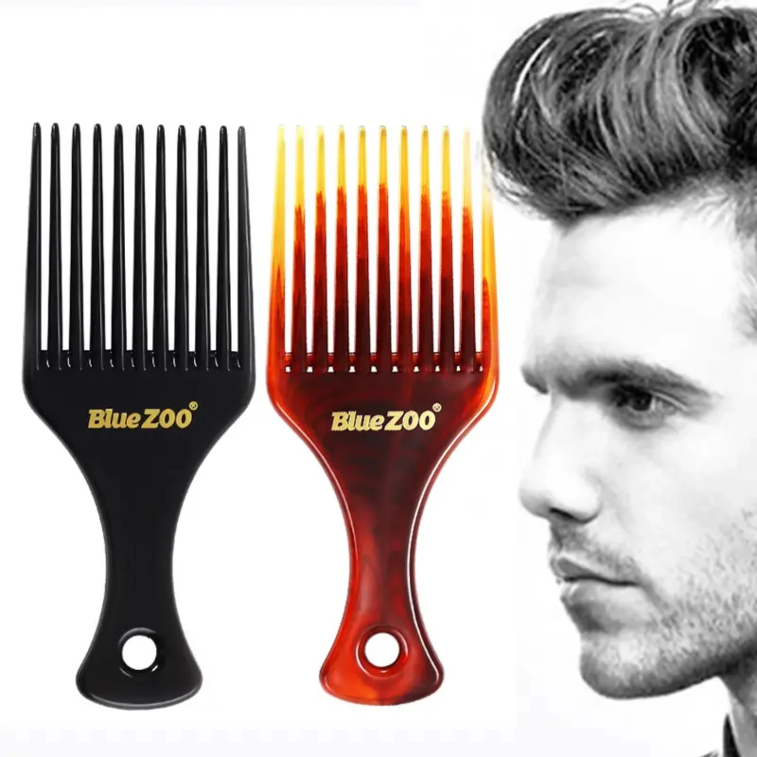 

Create effortlessly big, oil-headed hairstyles with this perfect Wide Tooth Men's Styling Comb, ideal for use at the barber shop