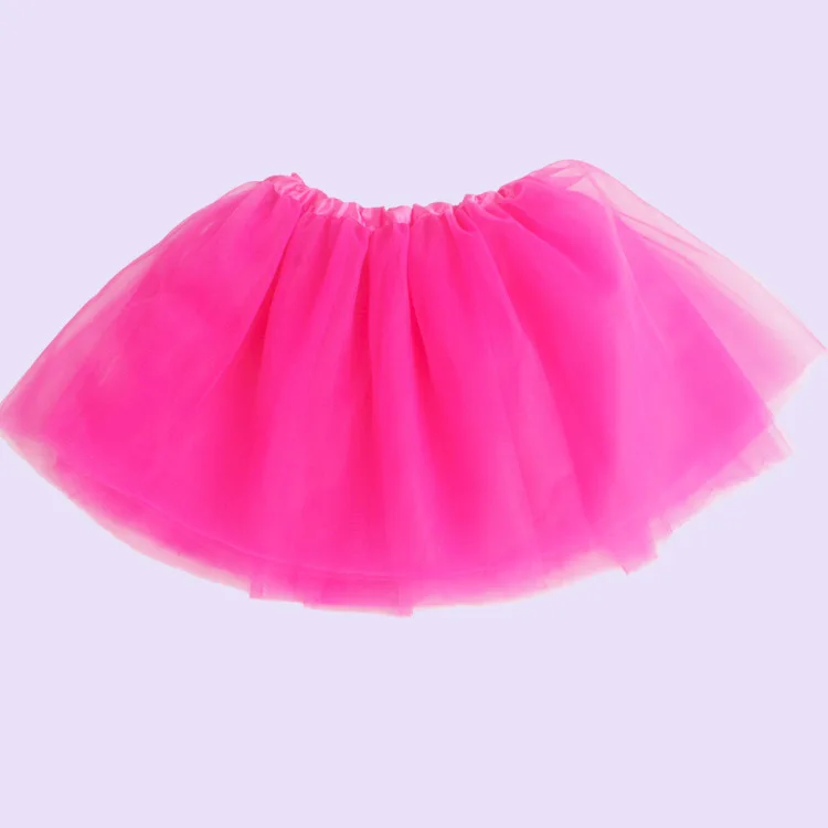 New Muti Colors Tutu Skirt Children Elastic Ballet Dancewear Tutus Mini Skirt Fairy Princess Tulle Skirt