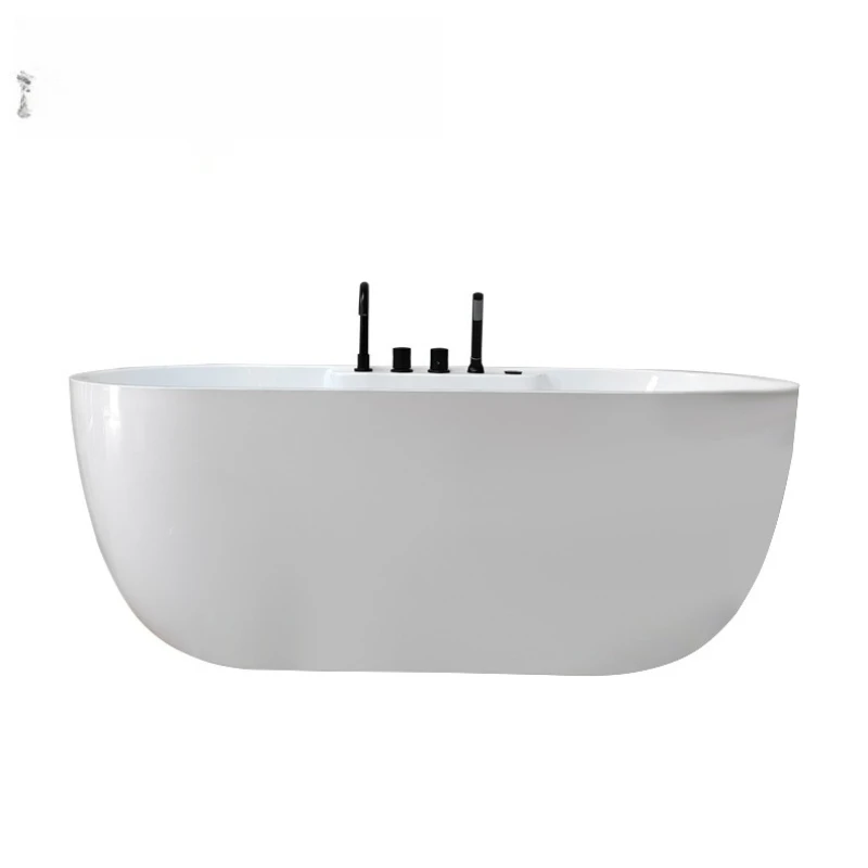 

Splicing oval independent minimalist acrylic massage modern bathtub