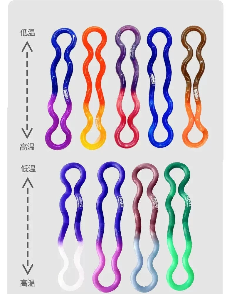 Original auf Lager: Tangle Twist Farbwechselnde Fossil-Spielzeuge, Multi-Serien Stressabbau-Fidget-Spielzeuge, ADHS-Achtungstrainingstools – Detail 1