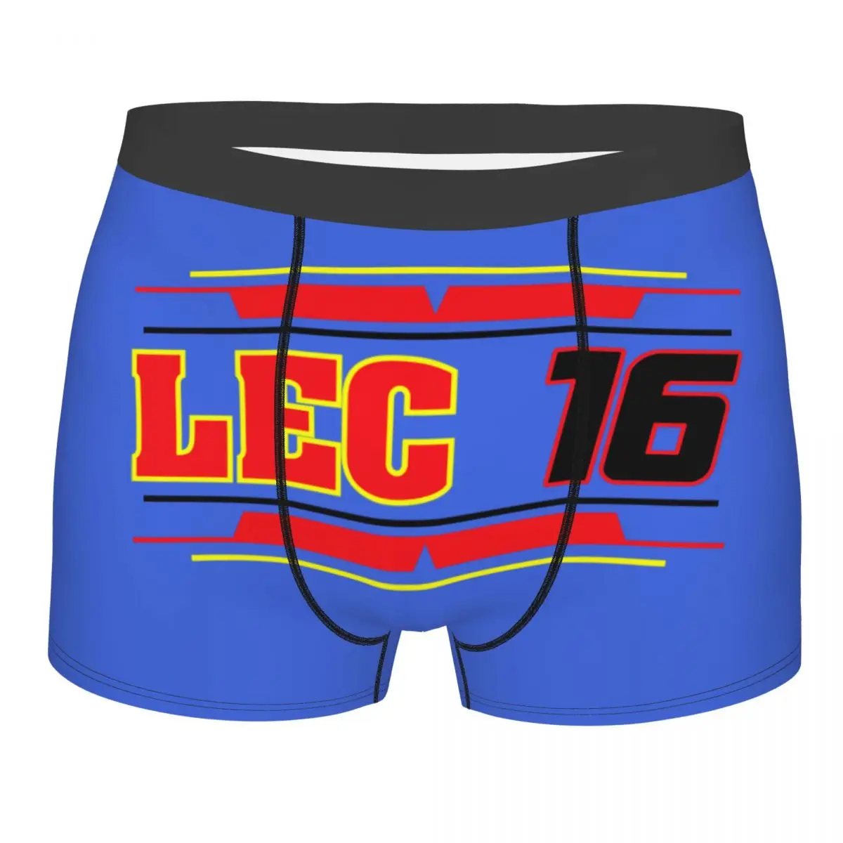 Custom Male Funny Charles Leclerc Sport Car Racing 16 Underwear Boxer Briefs Stretch Shorts Panties Underpants