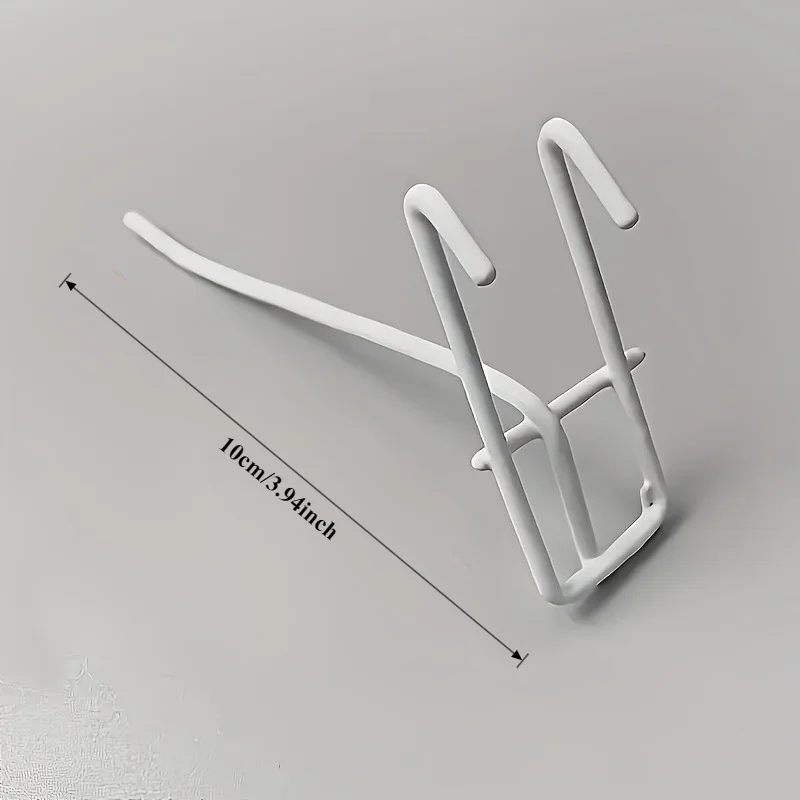48pcs Grid Wall Hooks Adjustable and Lockable Display Rack Hooks for Supermarket Shelves Small Commodity Handicrafts Home Decor