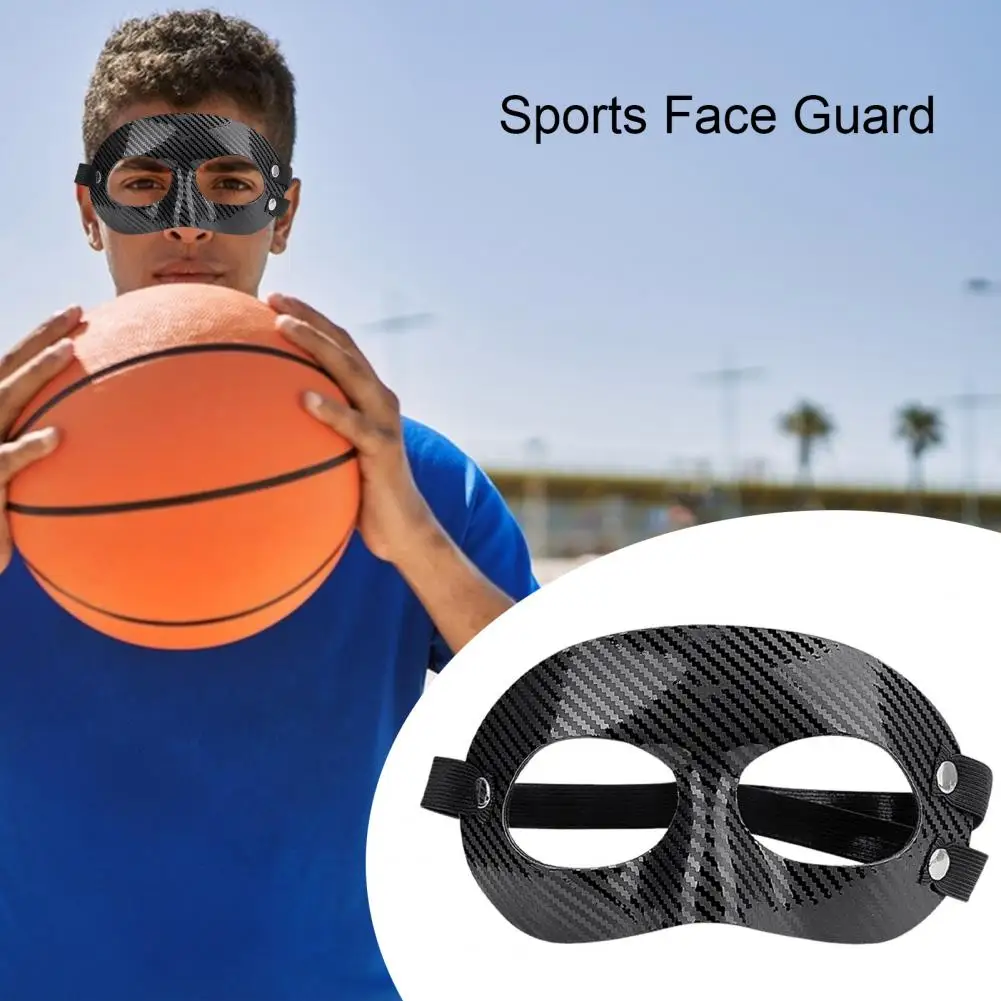 Sports Face Guard Adjustable Band Basketball Football Softball Training Broken Nose Guard Men Women Face Shield Cover Protector