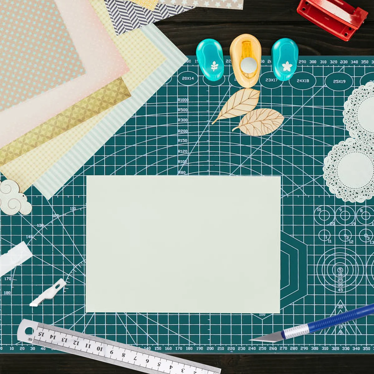 

1Set Art Cutting Mat Kit Self-Healing Double Sided Scales Easy Cut Writing Instruments Durable Long Lasting Material