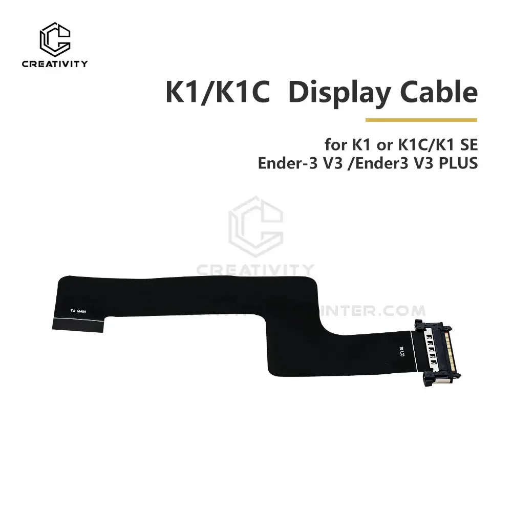 3D Printing Spare Parts K1 Screen Cable Suitable for K1C/K1SE Full Color Touch Screen Kit 3D Printer Accessories