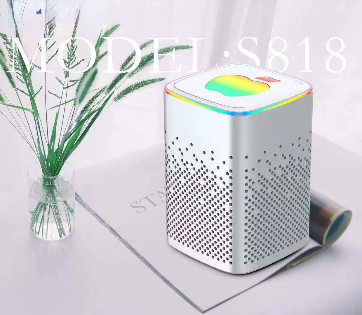 818 Wireless Bluetooth Speaker Outdoor Light Card Insertion Creative Gift Subwoofer Audio