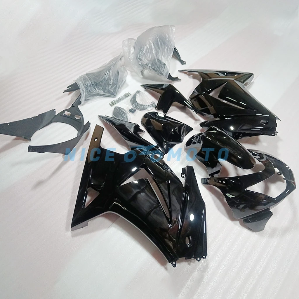 Bright Black Fairing kit Fit for Ninja 250R EX250 08-14 ZX250 2008 2009 2010 2011 2012 2013 2014 ABS Injection Bodywork