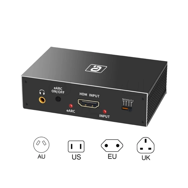 HD365PRO Switcher  Extractor 8K HDMI2.0b 4K60HZ eARC Splitter Experience Immersive Surround Sound