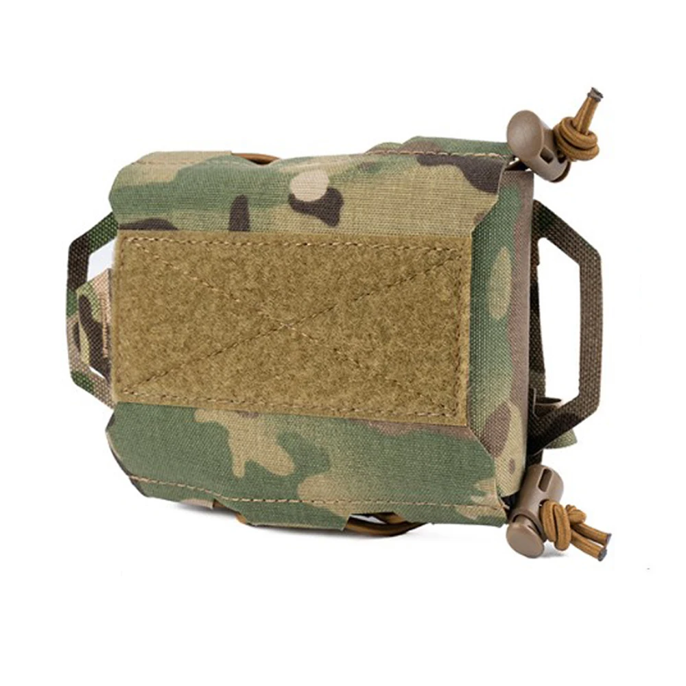 Tactical Medical Pouch MOLLE Combat Belt Mount Quick Release First Aid Kit Split Design Outdoor Hunting Emergency Survival Bag
