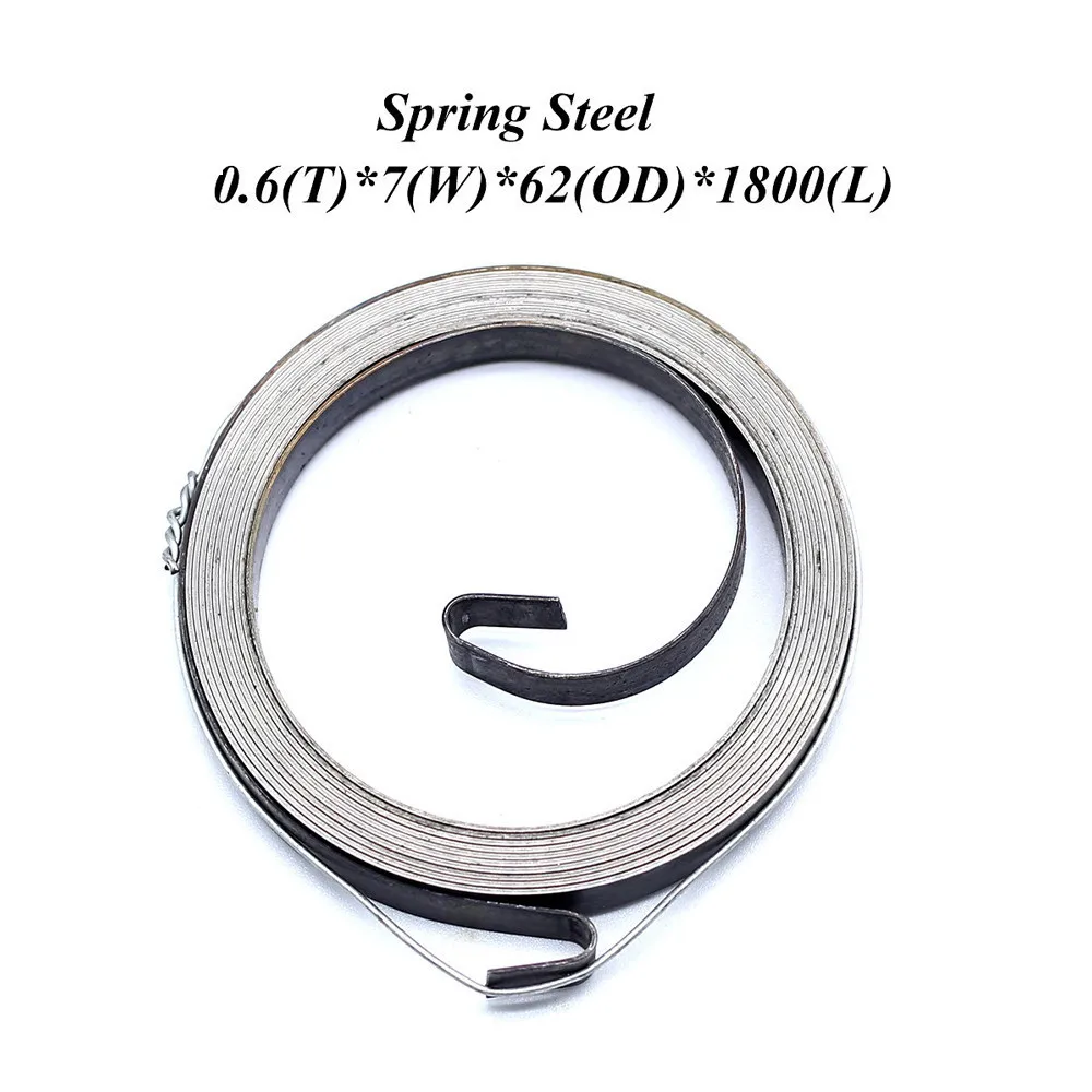 FUMAO Cheap flat wire spiral spring constant force spiral springs with low price supplier 0.6X8X40X1000mm