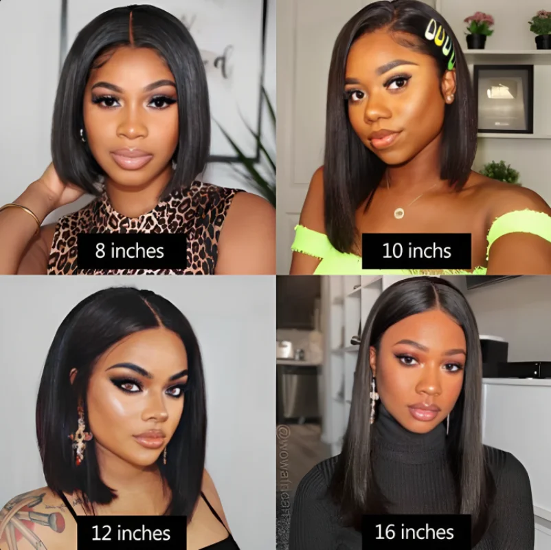 Brazilian 13x6 hd lace frontal human hair wig for women 5x5 bone straight glueless preplucked cheap bob wigs on sale clearance