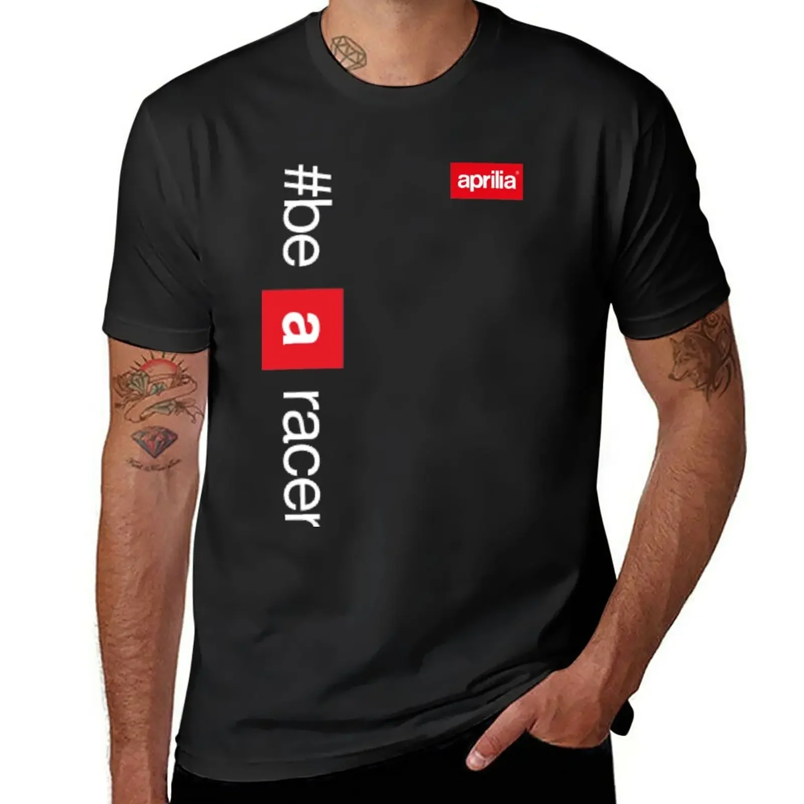 

Aprilia #be a racer T-Shirt customized t shirts anime quick drying t-shirt mens clothes