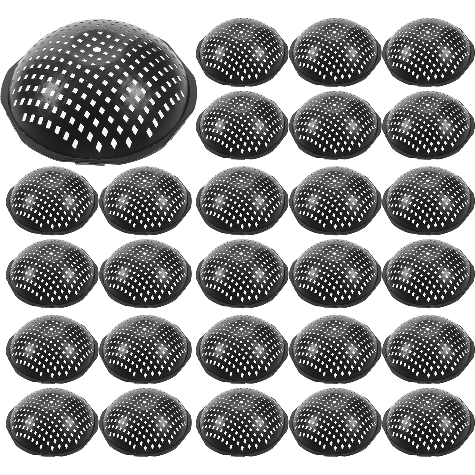 

100 Pcs Flower Pot Hole Mesh Pads Plastic Planter Drainage Discs for Planters Holes Ventilated Breathable Reusable