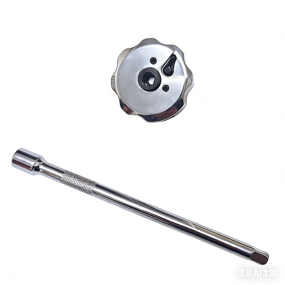 

1/4" Drive 3-in-1 Multi-Function Mini Ratchet Wrench and 6 Inch Extension Bar Set Dual-Head Finger Ratchet with Bit Holder