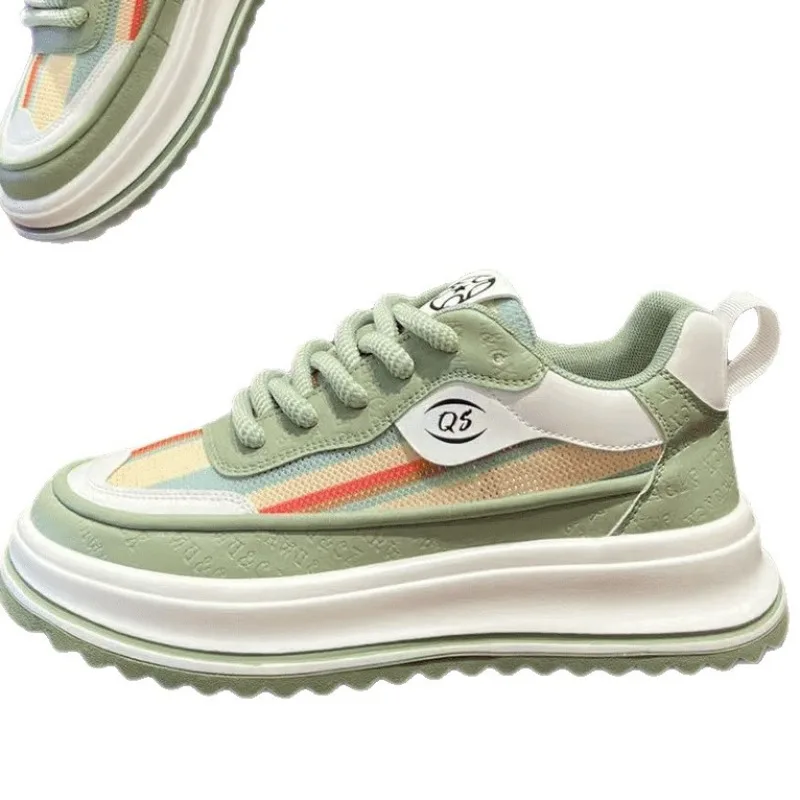 

Fashion Men's Shoes Summer New Breathable Sneakers for Men Comfortable Platform Shoes Casual Light Canvas Shoes Tenis Masculino