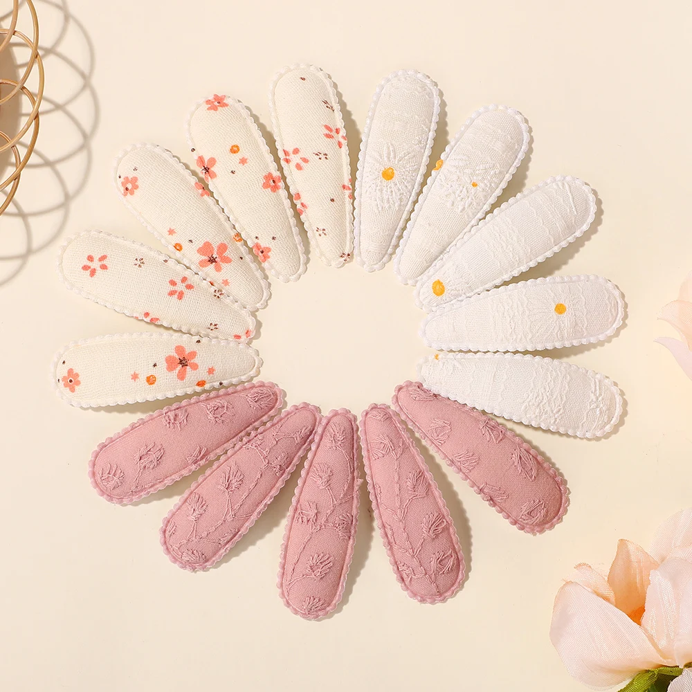 

30pcs New Kids Random Color Cute Girls BB Hairclips Print Hair Clips Barrettes Headwear Boutique Children Hair Accessories Gifts