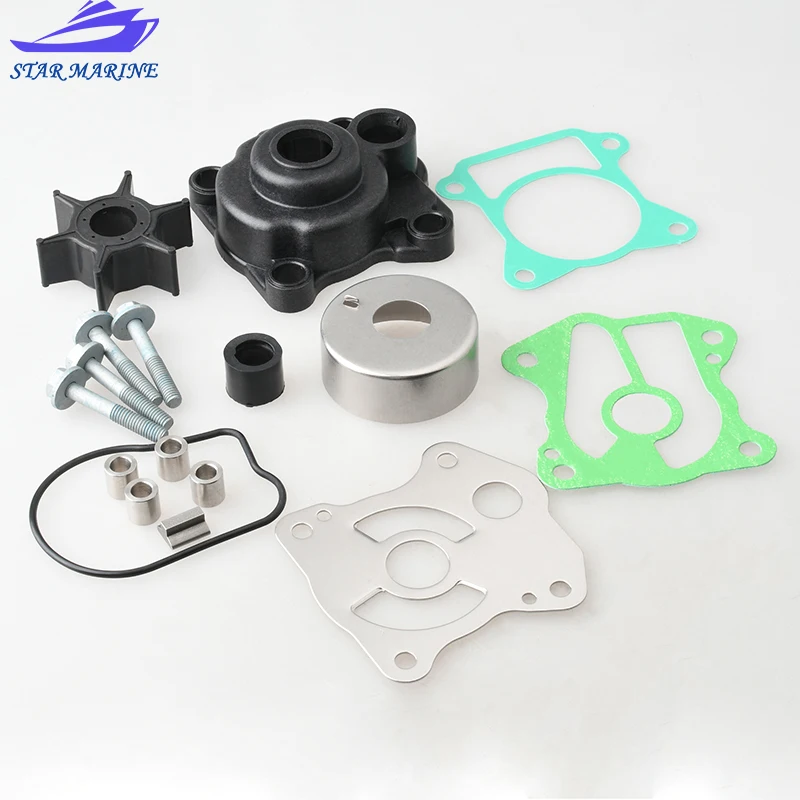 06193-ZV5-010 Water Pump Impeller Repair Kit 06193-ZV5-020 for Honda Marine 4 Stroke Outboard 35 40 45 50 HP Motor 06193-ZV5-000