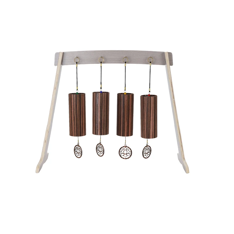 

Top Seller Hokema Shanti Carillon OM Yoga Meditation Sound Healing Musical Wind Chimes Handbels For Meditation Yoga