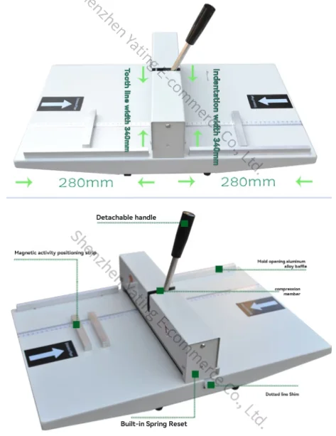 Paper Indentation Machine Manual Dotted Linedual-purpose Indentation Dotted Line Dotted Line Indentation Machine Width 340mm