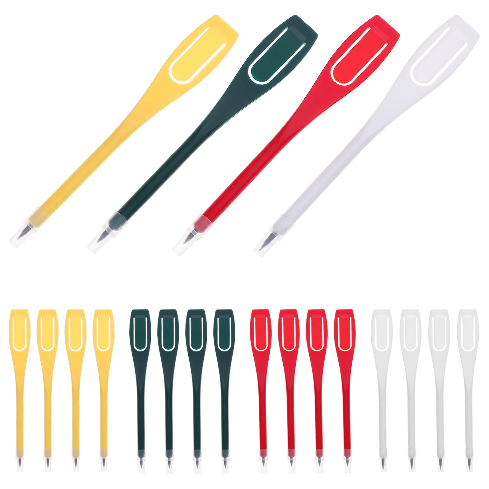

20Pcs Golf Scoring Pencil Lead Portable Pens Mixed Color Clip Record Scores Marking Pen Scorer Tool Marker Pen