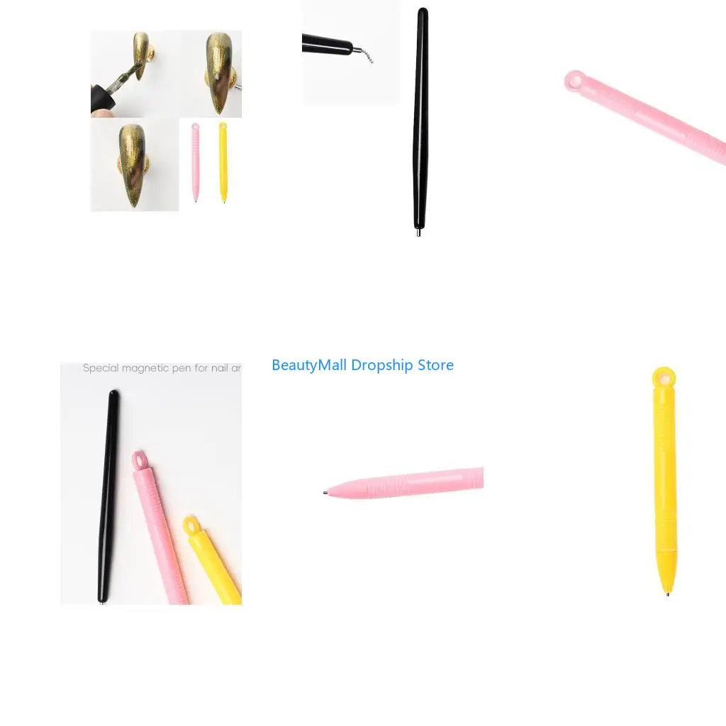 40JD Art Magnets Pen Art Manicure Tool Suction Steel Ball Magnets Pen Dotting Manicure Tool