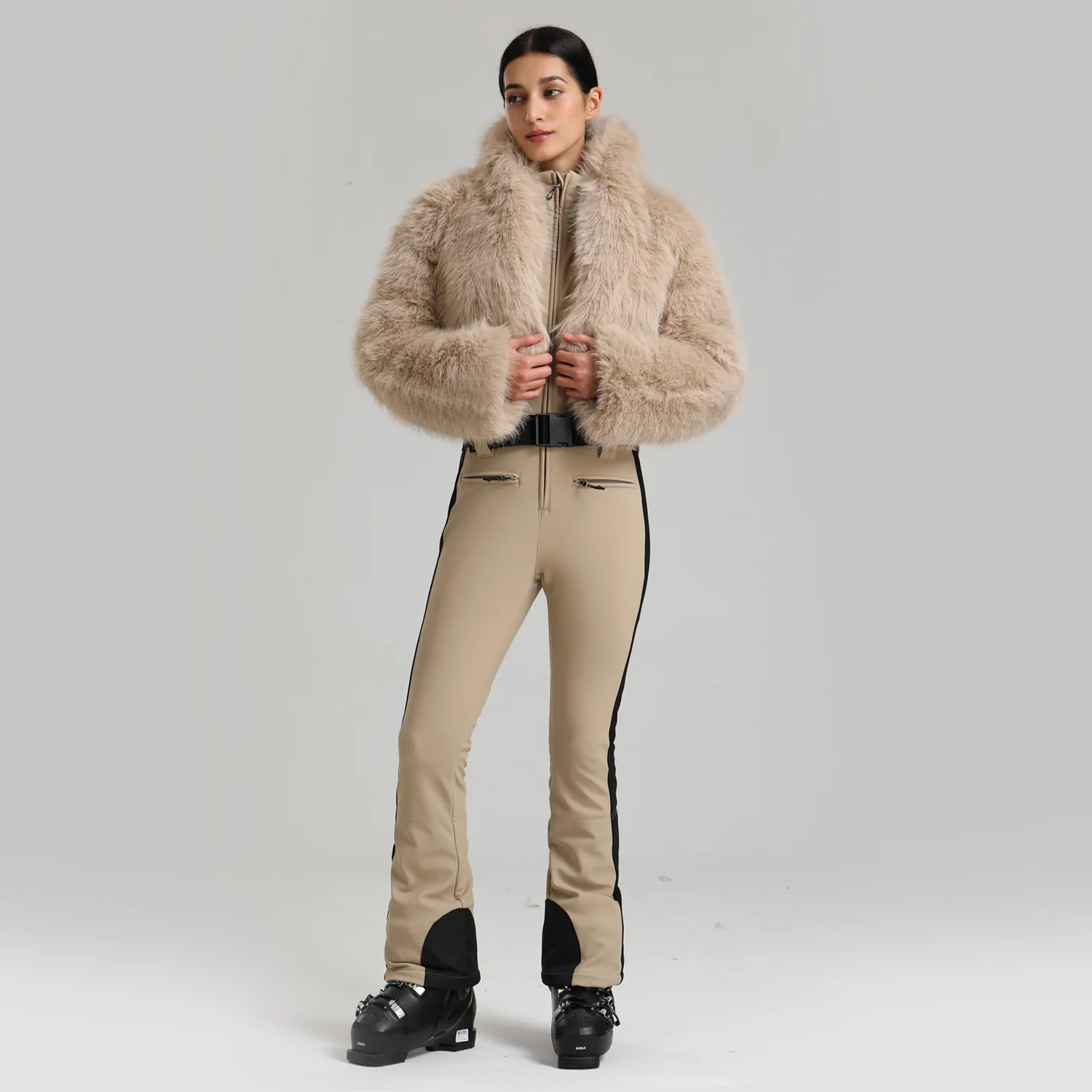 Outdoor Sport Female Hiking Ski Jumpsuit Jacket Winter Warm Women One Piece Snow Suits Mountain Snowboard Overalls Clothes