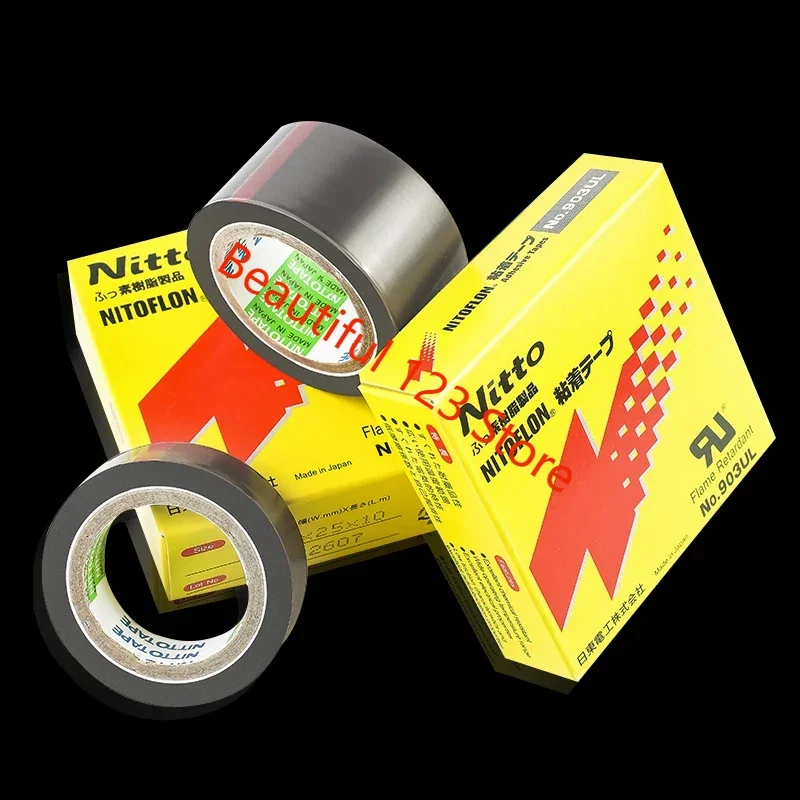 Japão Nitto Denko Fita Nitoflon Impermeável Único Face Fita 903ul Original de Alta Qualidade 10 Peças T0.08 mm w 13 Mm19 Mm* L10m 903