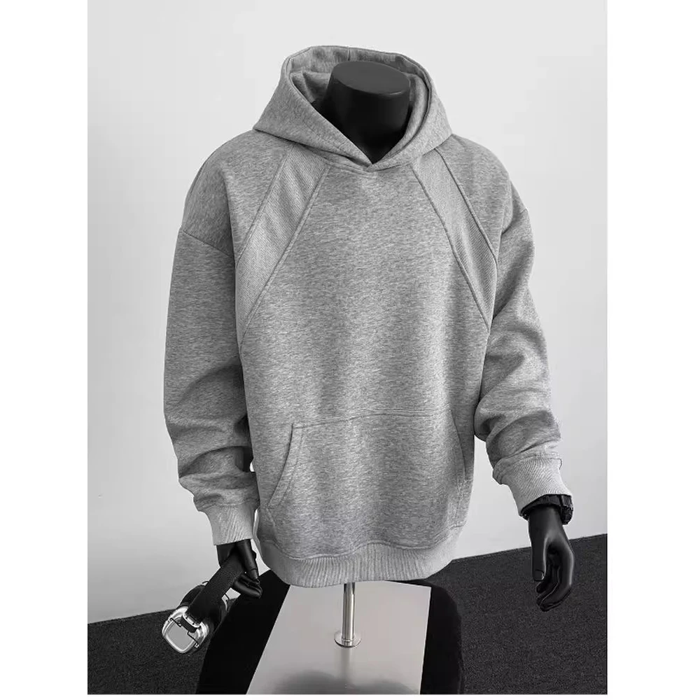 

Extra Large 300 Pou Hoodie Men's Autumn Winter Couple's Patchwork Cleanfit Sweatirt Warm Polyester Fabric Japanese Sle...
