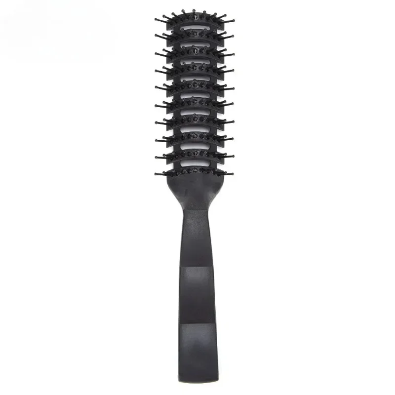 Salon Household Professional Rib Comb of Men’s Hair Styling Massage Curling Hairbrush Anti-tangle Anti-static Combs