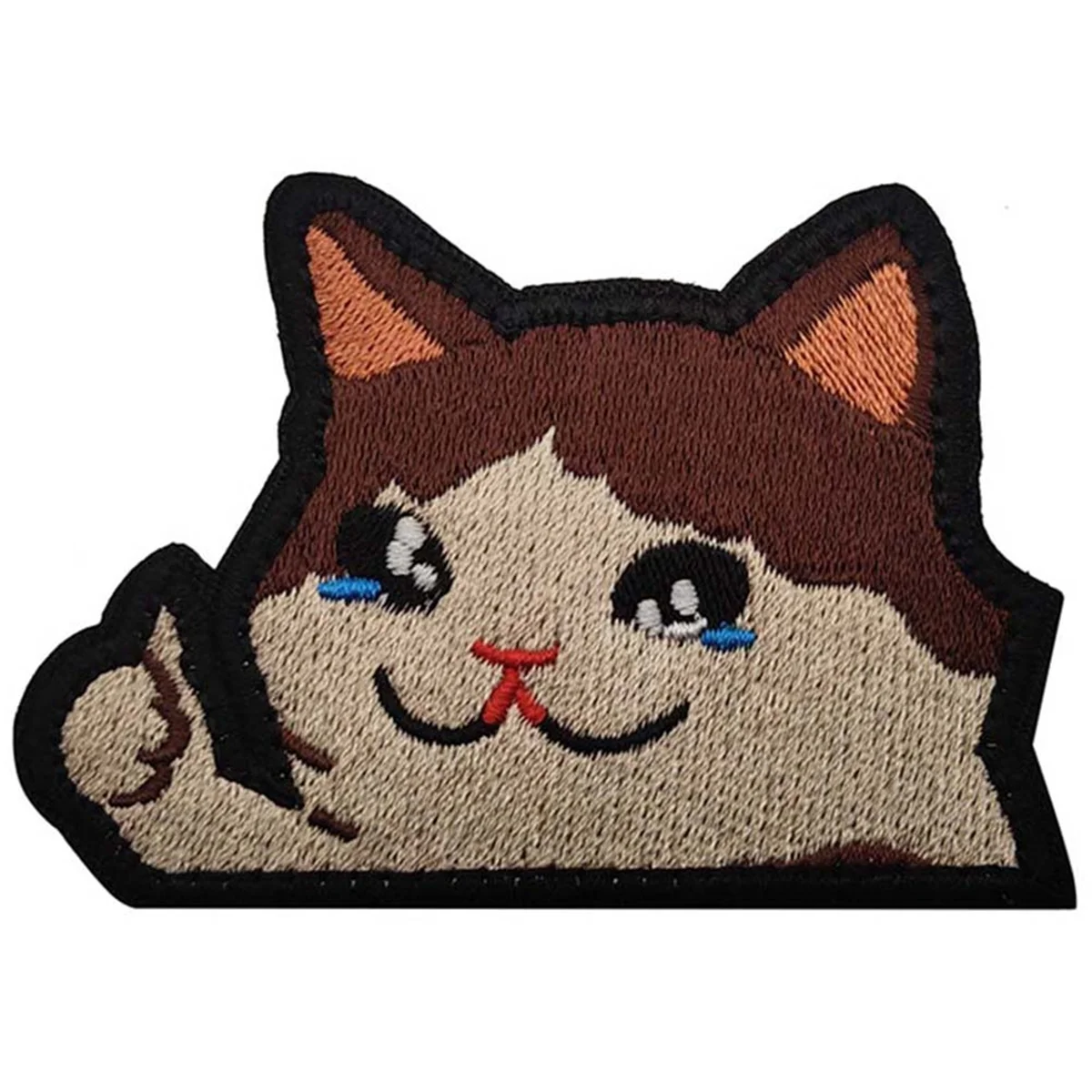 Cat Embroidery Patch You are Great Badge Encourage,Creative DIY Bag Sticker for Clothing Backpack,A