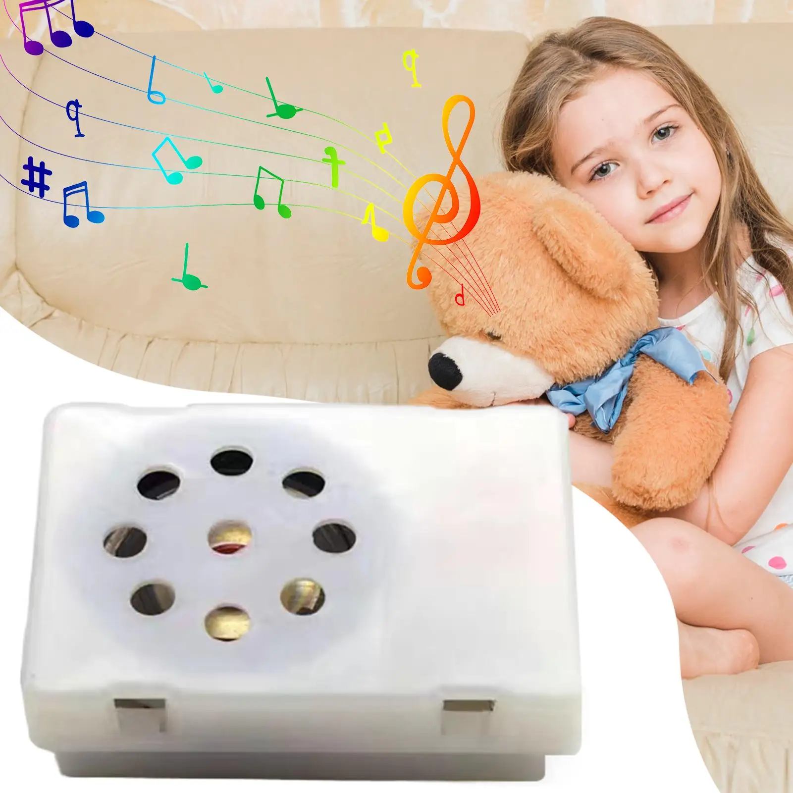 

Голосовая коробка для чучел животных, 300-секундный записываемый звуковой модуль, плюшевая игрушка, диктофон, устройство для записи звука с четким голосом