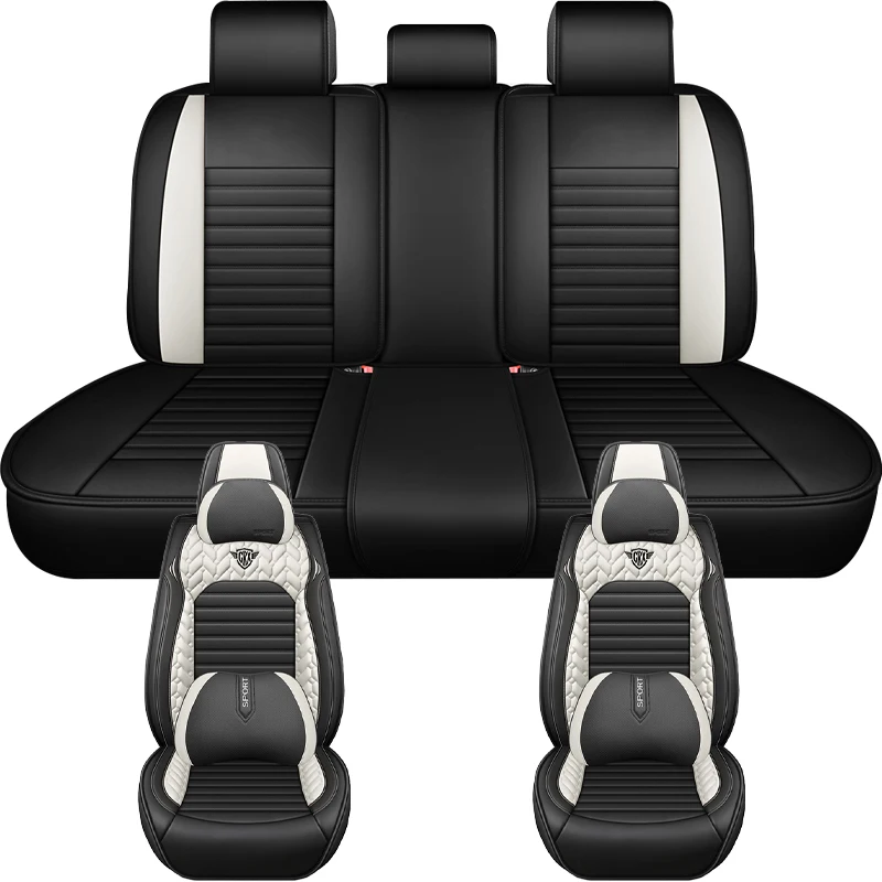 Universal Car Seat Covers Full Set 5 Seats for Geely Preface Xingyue S Starray Atlas Pro Coolray Binyue Tugella Boyue Cool Atlas