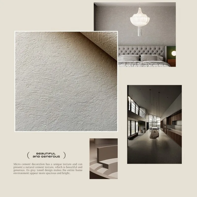 1kg Lime Rock Coating, Household Indoor Cement Floor Renovation Wear-resistant Coating Self-leveling Floor Interior Wall Coating