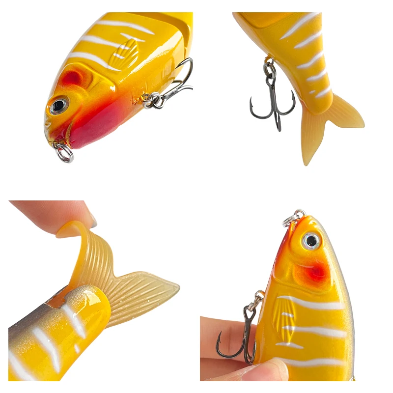 130 mm 37,5 g Vibrations-Wobbler Liple Hoops Wobbler Angler's Fishing Lures Hardbaits für Barsch Hecht – Detail 5