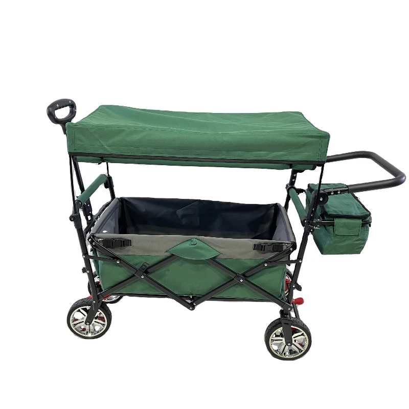 

Creative children's outdoor wagon with canopy folding wagon