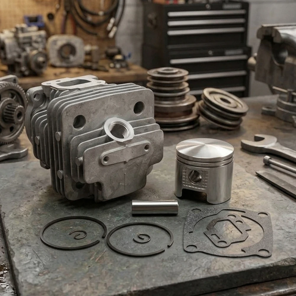 Cylinder for For piston Kit Engine Assembly Compatible with For Echo For SRM3800 For SRM3805 RM380 RM385 Models