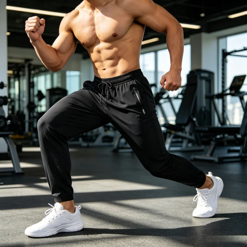 Men Casual Sports Pants, Spring Summer Trendy Trousers for Fishing, Jogging, Training, Hiking, Football, Perfect Gift for Men image 4