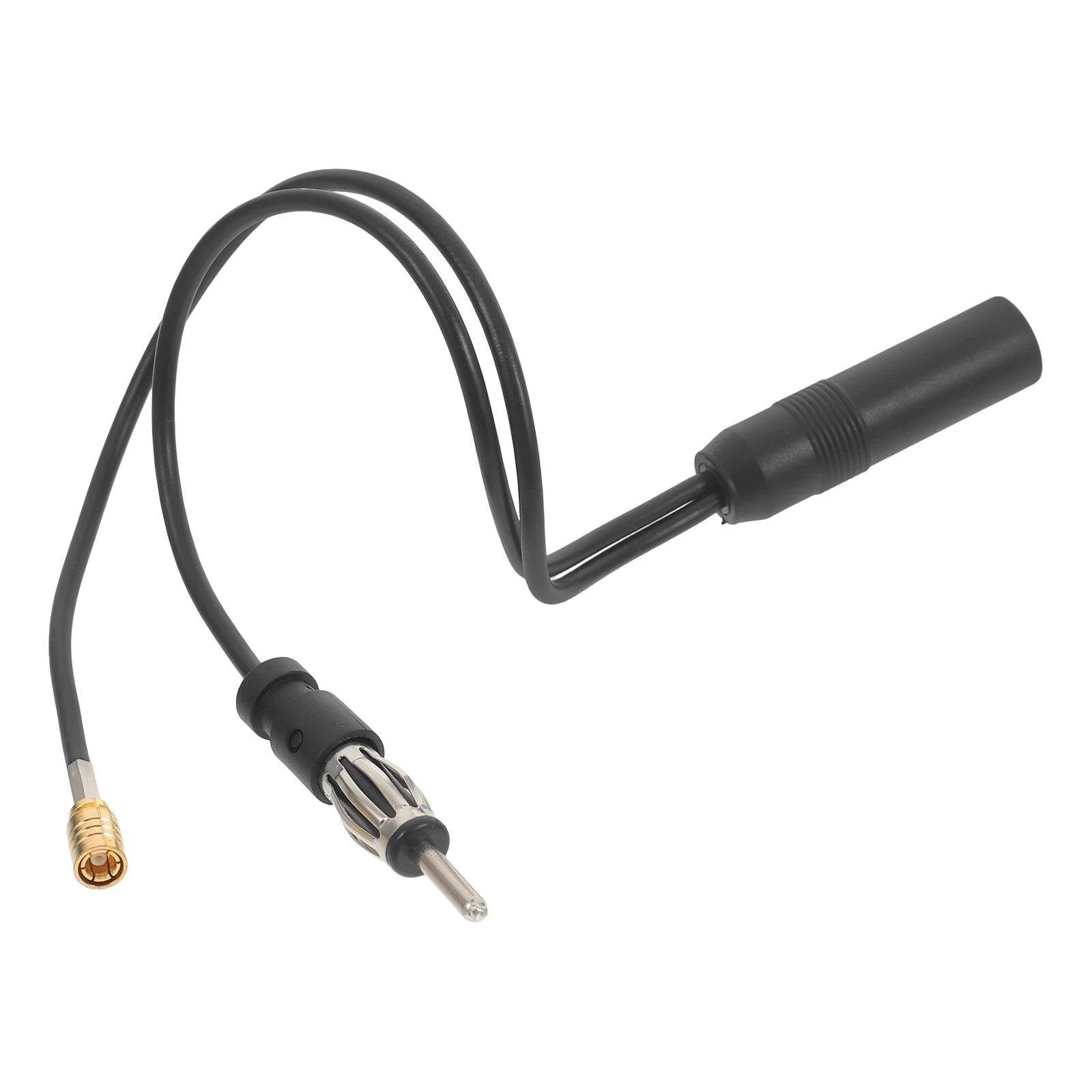 

Car Radio Antenna Cable Male/Female Extension for Cars Truck Black Universal +FM Signal Transmission Compatible