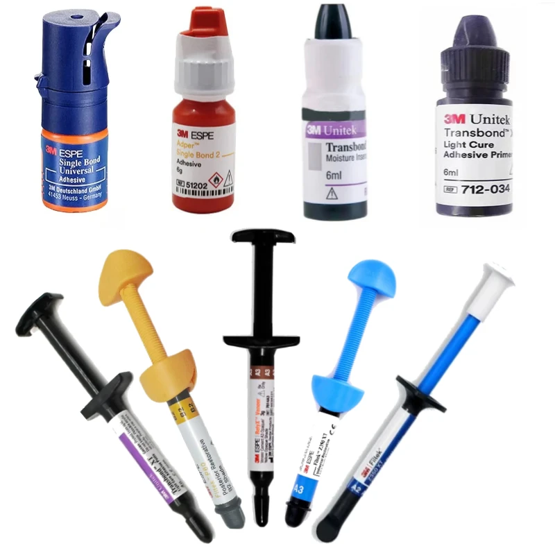 

Dental 3M ESPE Bond 5/8 Transbond XT/MIP P60 Z350XT RelyX Veneer UV Curable Composite Resin Dental Laboratory Resin Material