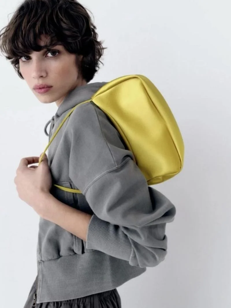 

Сумка-подушка из шелкового атласа Hobo под мышками на одно плечо, сумка для рисовой коробки, высококачественные ощущения, китайский национальный Sle, новая мода