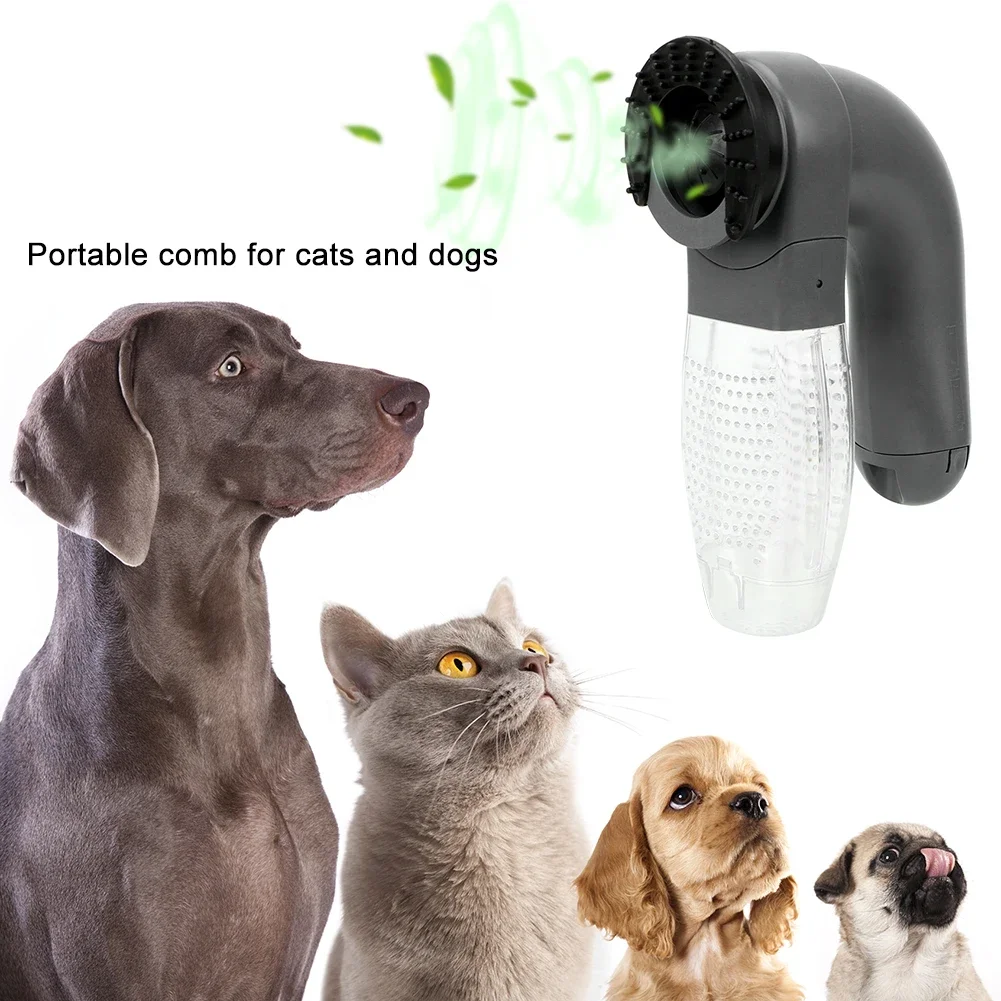 Pet Grooming Vacuum Cleaner Cordless Dog Suction Remover Shaver Portable Cat Grooming Vacuum for Long/Short Haired Dogs Cats